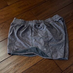 lululemon athletica Women's Heathered Gray Athletic Shorts
Size 12 Tall